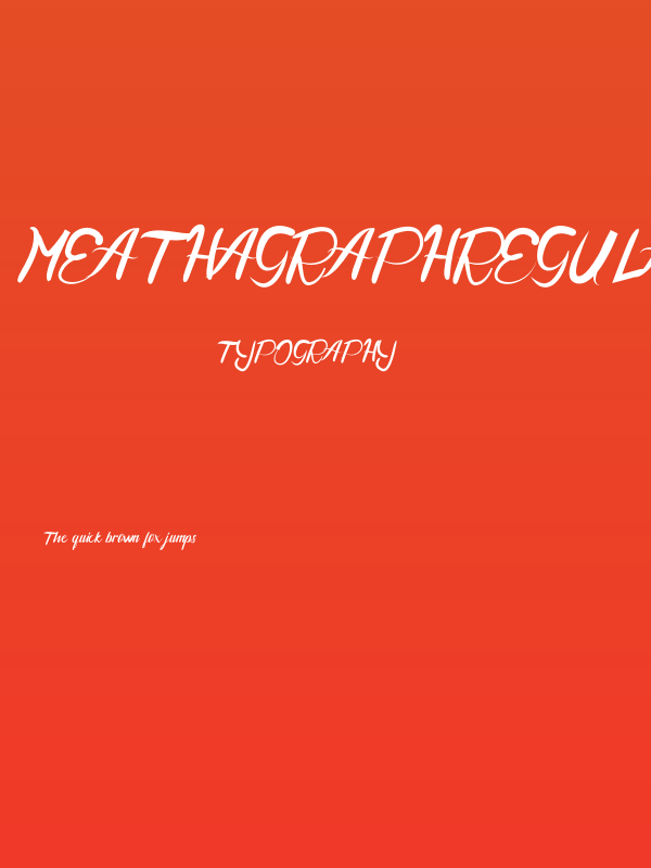 MeathagraphRegular Poster