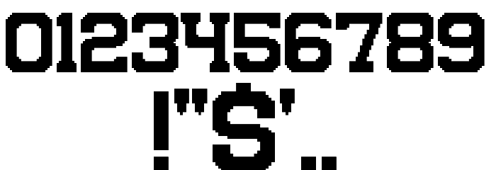 Meatloaf Regular Font OTHER CHARS
