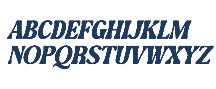 Mebtho Francy DEMO VERSION Italic Uppercase