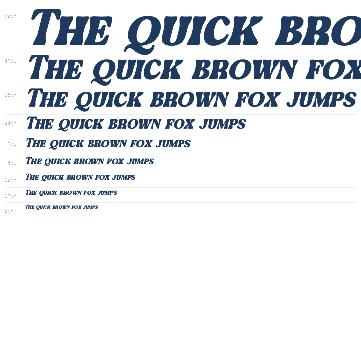 Mebtho Francy DEMO VERSION Italic Waterfall