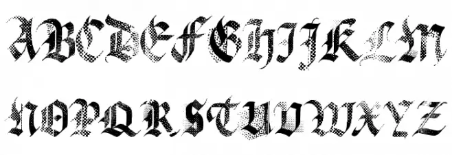MecaGothix Font UPPERCASE