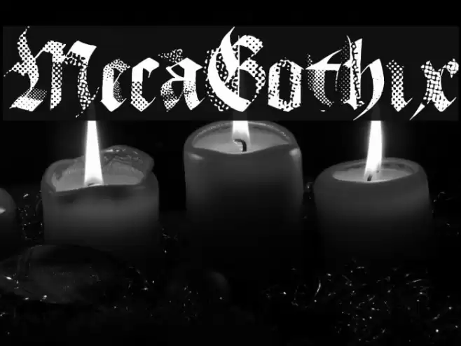 MecaGothix Font examples