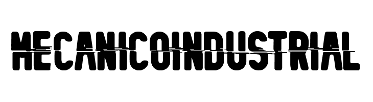 Mecanico Industrial  Frei Schriftart Herunterladen