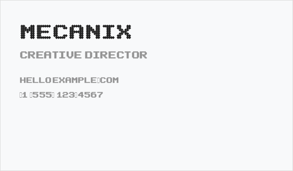Mecanix Business Card