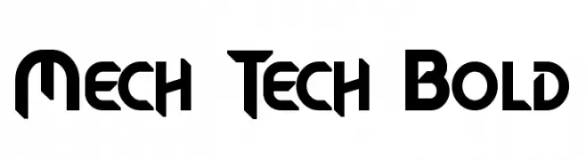 Mech Tech Bold  免费字体下载