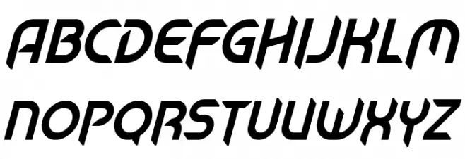 Mech Tech Italic Fuentes MAYÚSCULAS