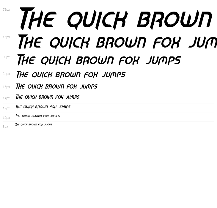 Mech Tech Italic Waterfall