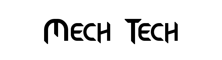 Mech Tech  Fuentes Gratis Descargar