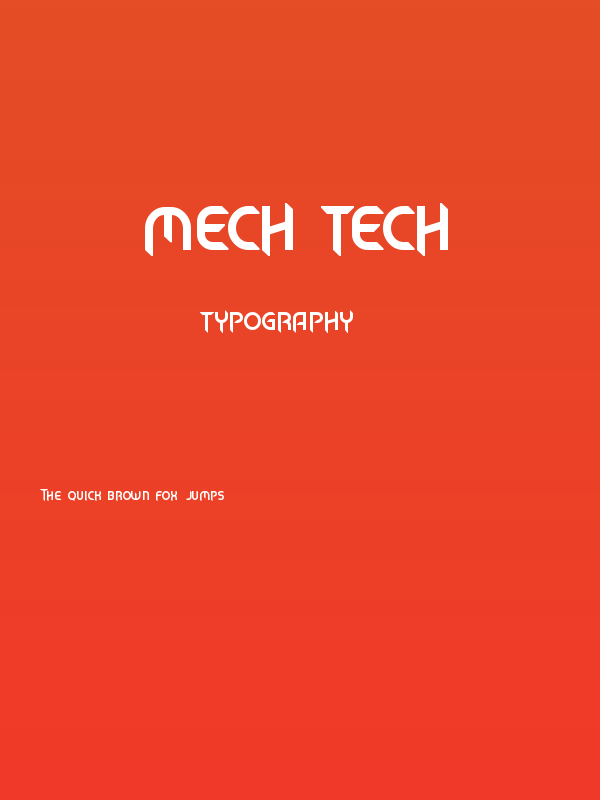 Mech Tech Poster