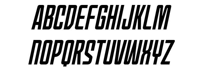 MechEffects1 BB Italic Font LOWERCASE