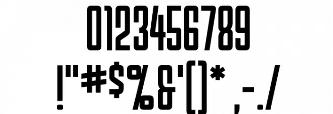 MechEffects1 BB Font OTHER CHARS