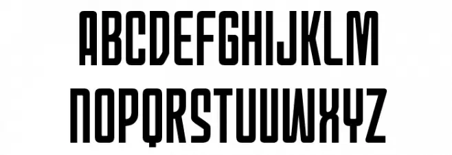 MechEffects1 BB Font LOWERCASE