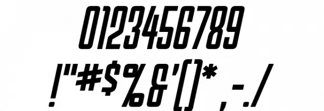 MechEffects1BB-Italic Font OTHER CHARS