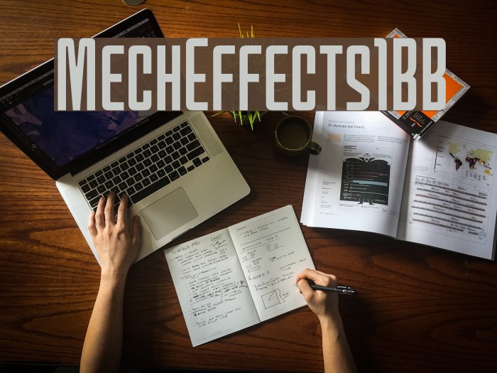 MechEffects1BB Font examples