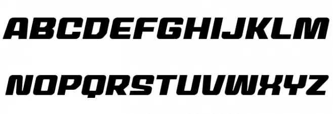 MechEffects2 BB Italic Fonte MAIÚSCULAS