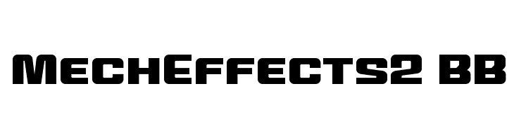 MechEffects2 BB Font