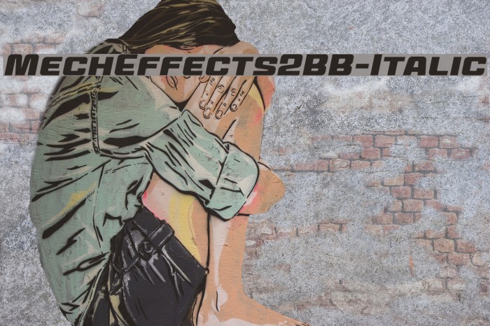 MechEffects2BB-Italic Font examples