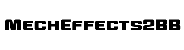 MechEffects2BB Font