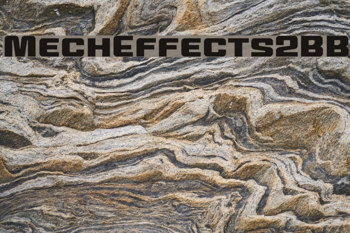 MechEffects2BB Font examples