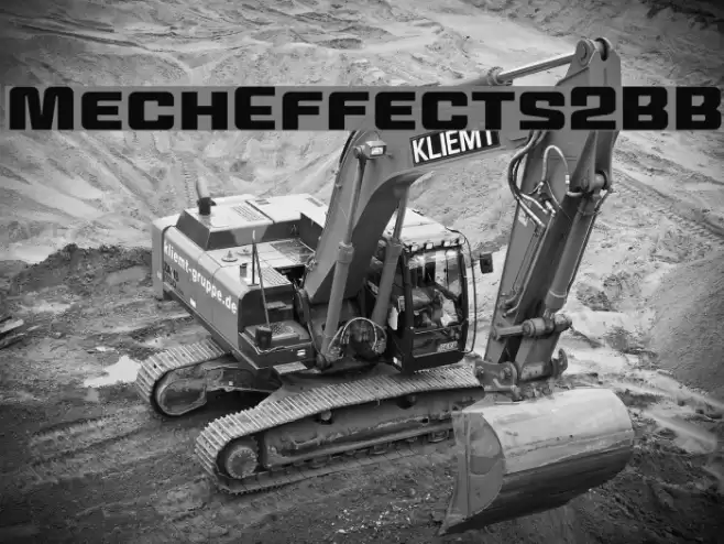 MechEffects2BB Font examples