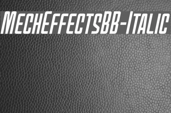 MechEffectsBB-Italic Example 1