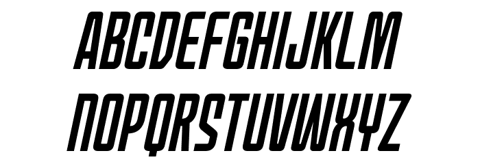 MechEffectsBB-Italic Font LOWERCASE
