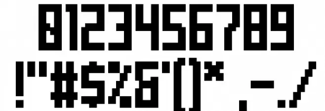 Mecha Bold Regular Font OTHER CHARS