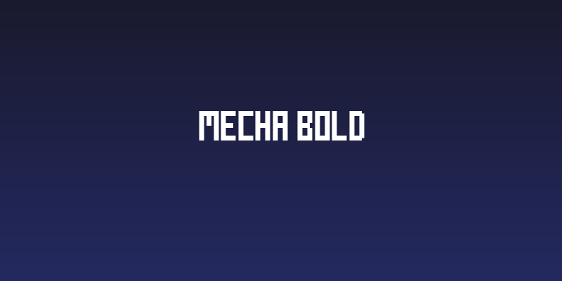 Mecha Bold Social Header