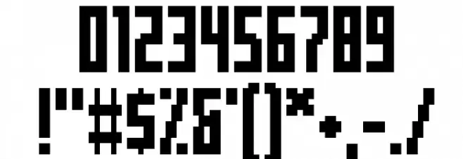 Mecha Condensed Bold Font OTHER CHARS