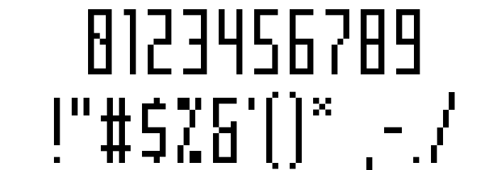 Mecha Condensed Regular Font OTHER CHARS