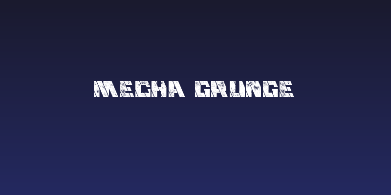 Mecha Grunge Social Header