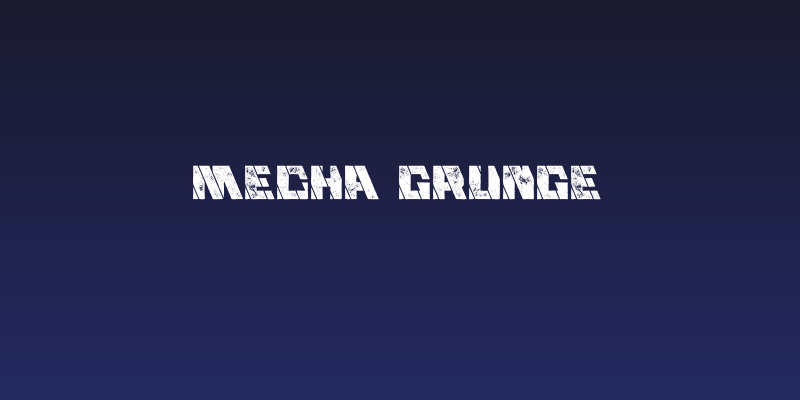 Mecha Grunge Social Header