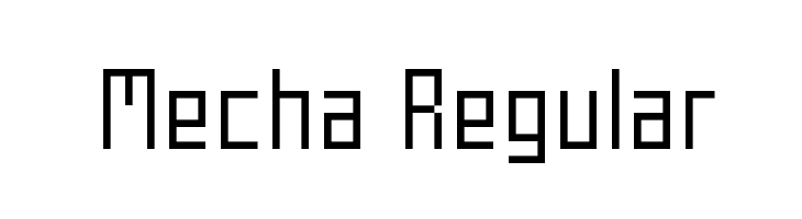 Mecha Regular لخطوط تنزيل