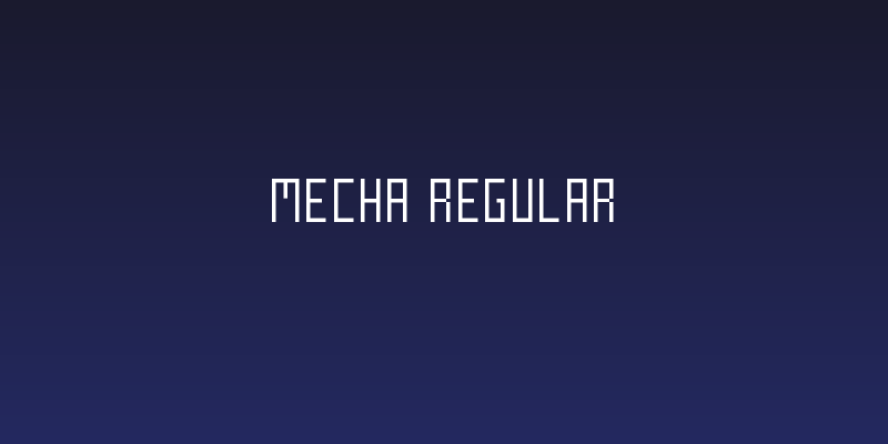 Mecha Regular Social Header