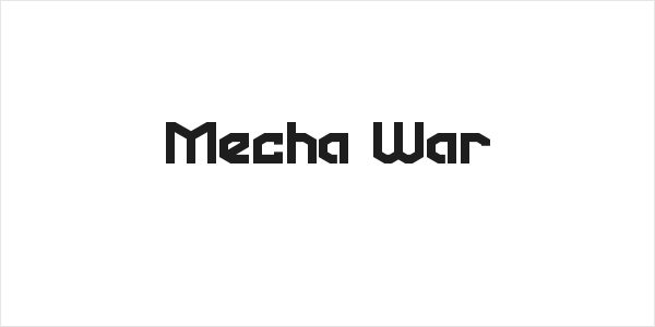 Mecha War Logo