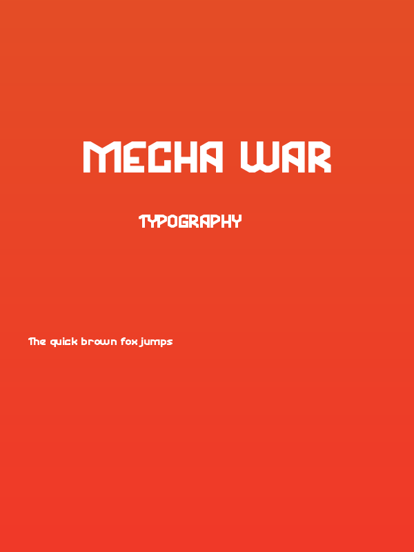 Mecha War Poster
