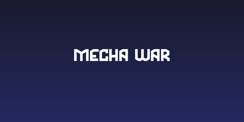 Mecha War Social Header