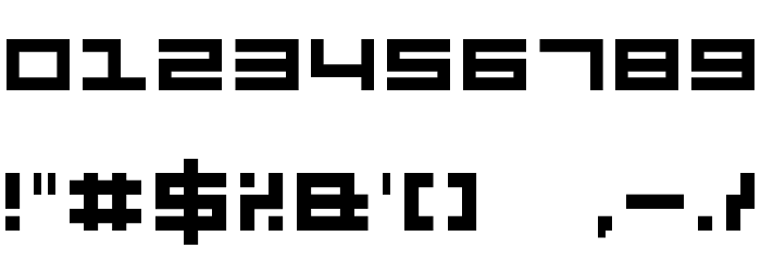 Mecha Font OTHER CHARS