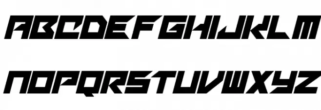 Mechacubes Italic Fonte MAIÚSCULAS