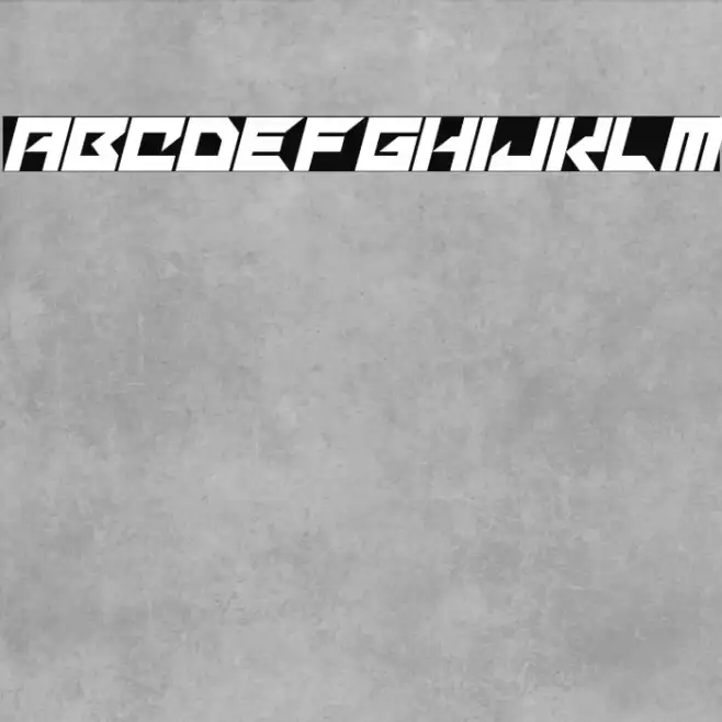 Mechacubes Italic Example 1