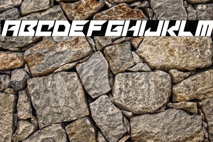 Mechacubes Italic Font examples