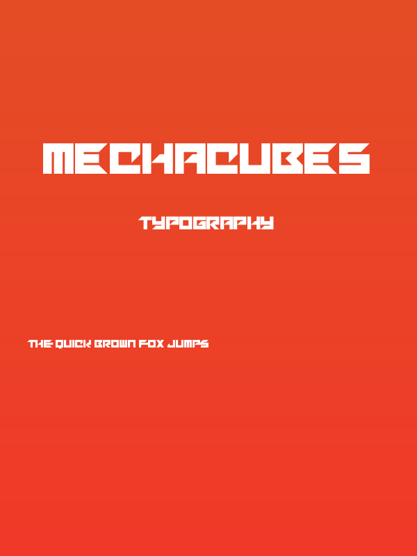 Mechacubes Poster
