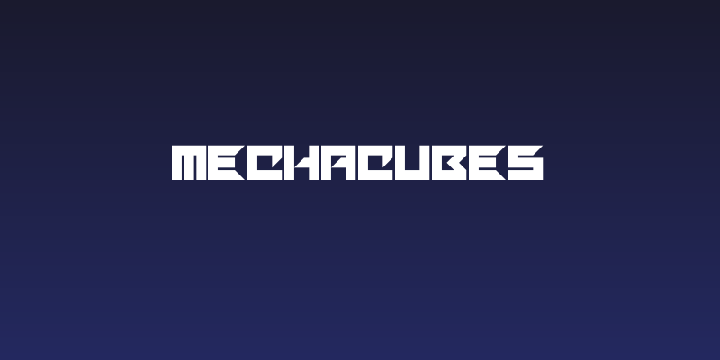 Mechacubes Social Header
