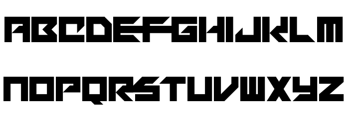 Mechacubes Font LOWERCASE
