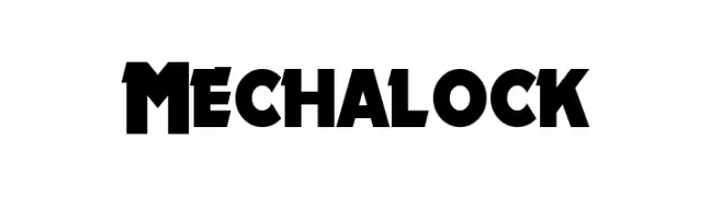 Mechalock  フリーフォントのダウンロード