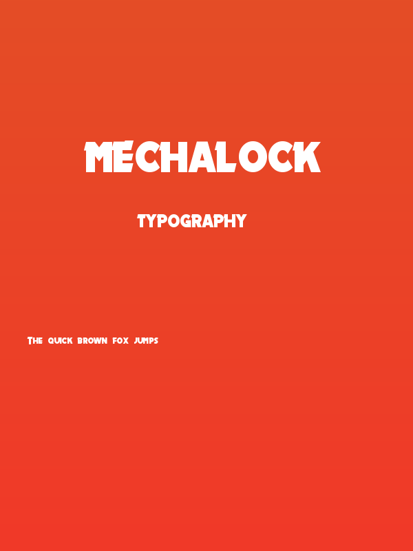 Mechalock Poster