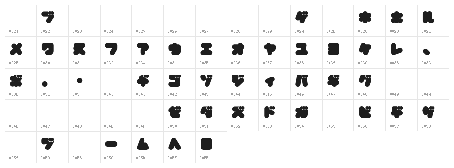 MechamaruKat Character Map