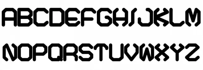 Mechane Schriftart Groß