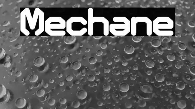 Mechane Font examples