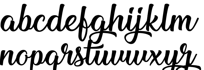 Mechanic of the Heart Font LOWERCASE